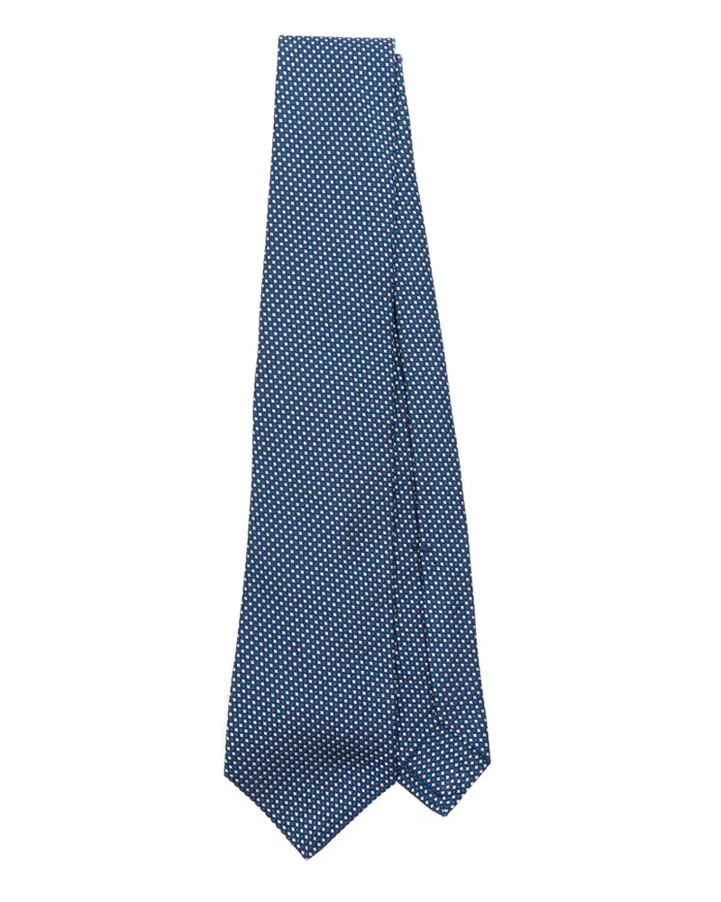 Kiton Krawatte aus Seide - Blau Blau