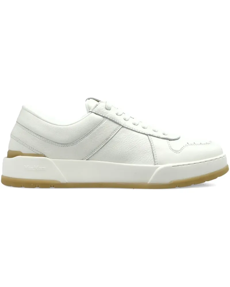 Max Mara Pumps mit Schnürung - Weiß Weiß