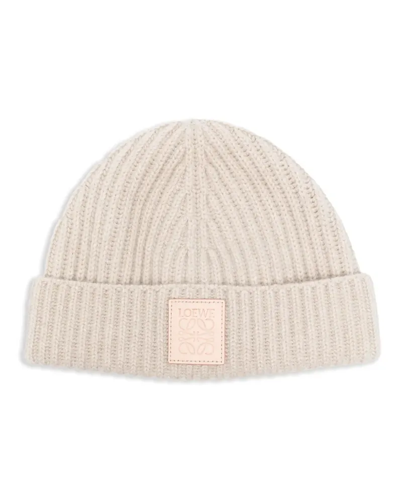 Loewe Beanie aus Kaschmir - Nude Nude