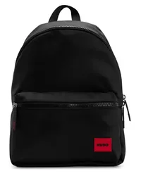 HUGO BOSS Ethon 2.0 Rucksack mit Logo-Patch Schwarz