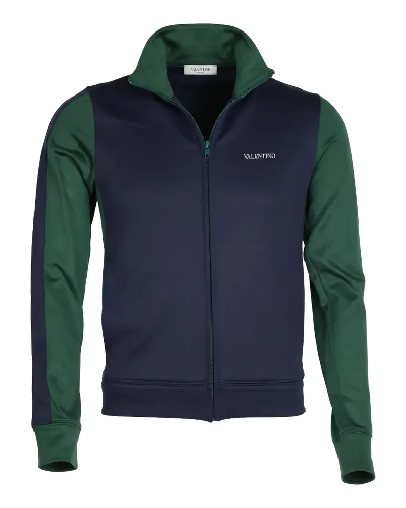 Valentino Garavani zip-up sweatshirt - Blau Blau