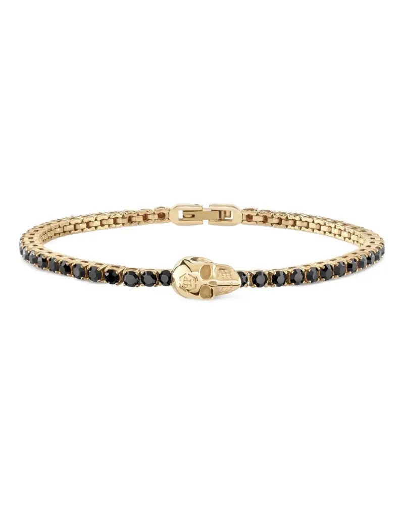 Philipp Plein Armband mit Totenkopf - Gold Gold