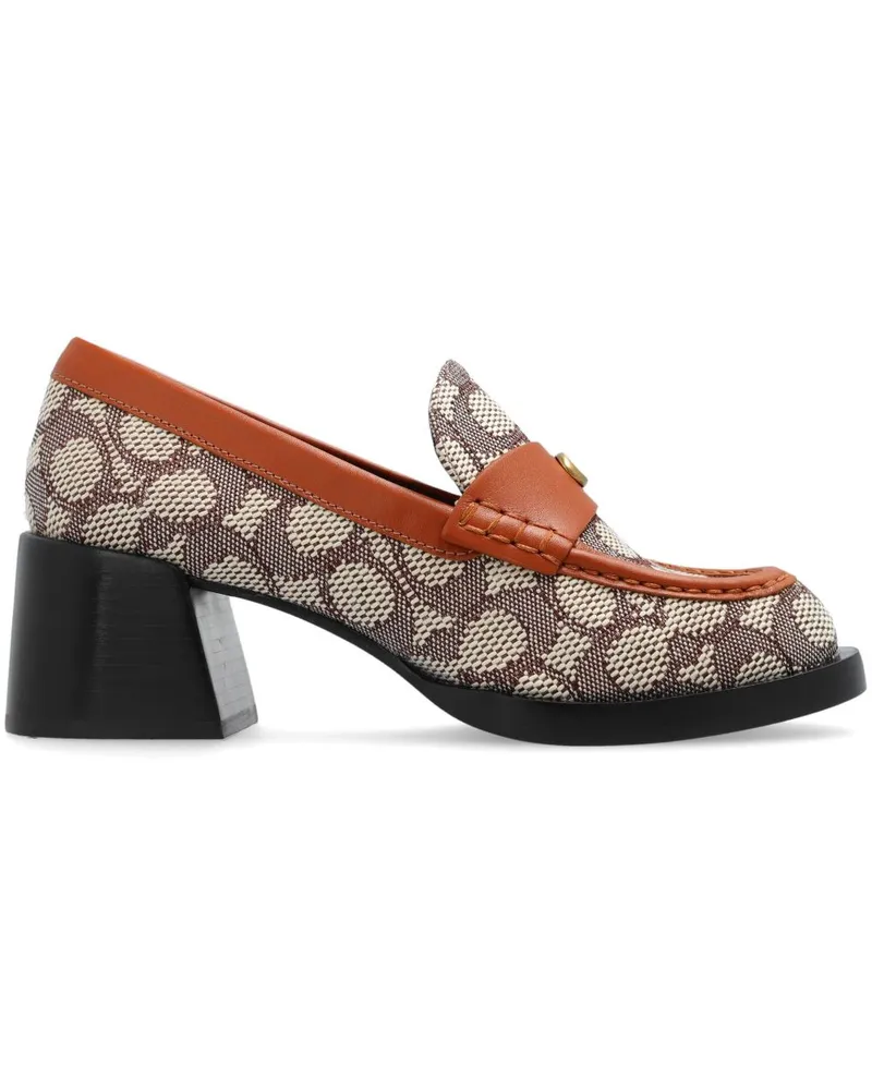Coach Natalie Loafer mit Absatz 65mm - Braun Braun