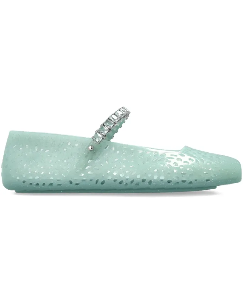 Jimmy Choo Jelly Ballerinas - Grün Grün