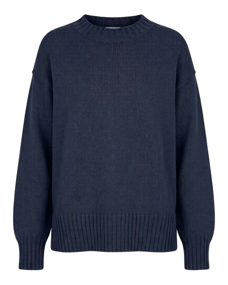 Drumohr  ribbed-knit crew-neck sweater - Blau Blau