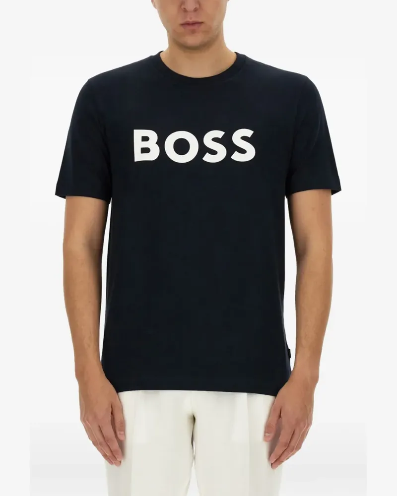 HUGO BOSS Tiburt blue T-shirt - Blau Blau
