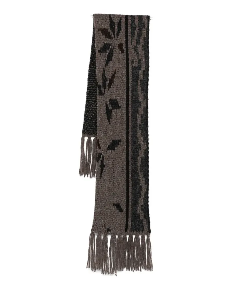 Magliano Schal mit Blumenmuster - Braun Braun