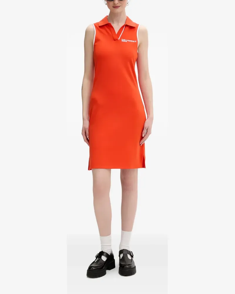 Karl Lagerfeld sleeveless mini dress - Orange Orange