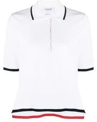 Thom Browne Kastiges Poloshirt Weiß