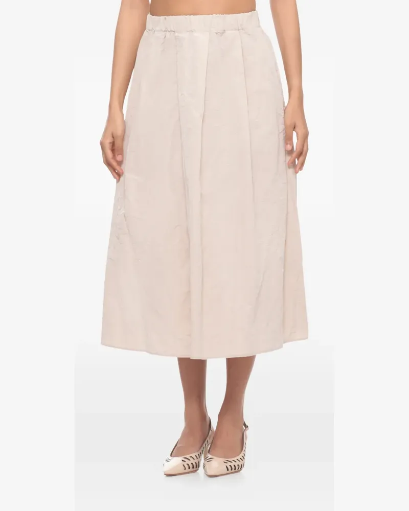 Antonelli Firenze pleated midi skirt - Nude Nude