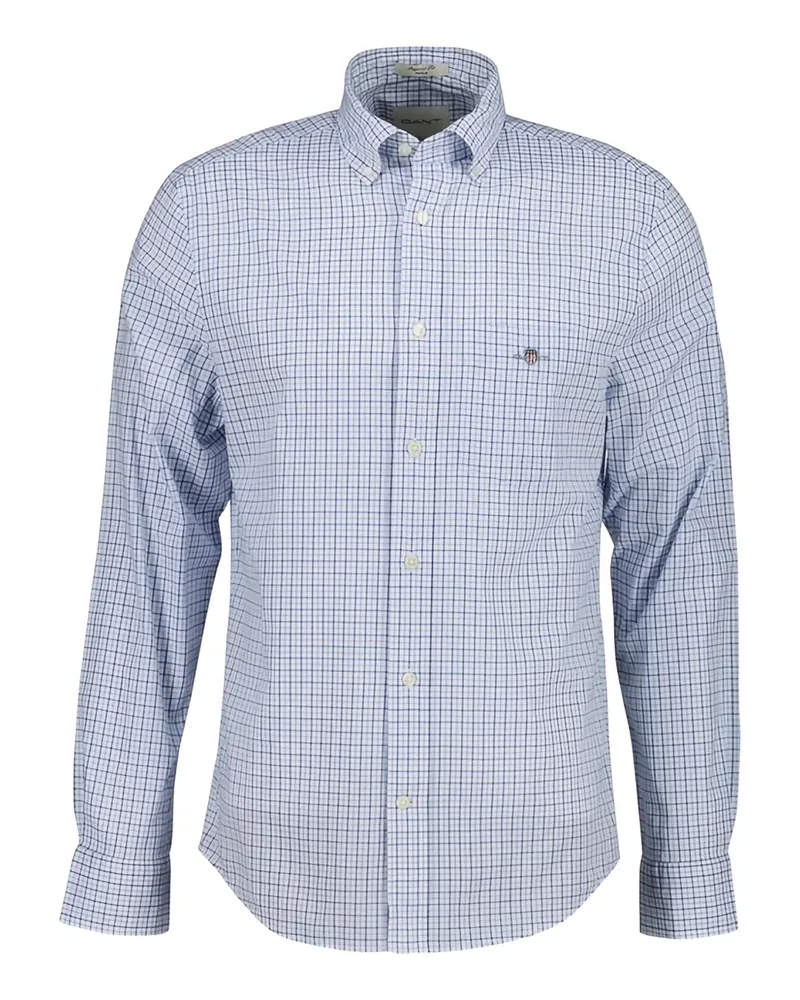 Gant Hemd mit Check-Muster - Blau Blau