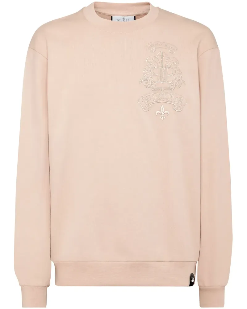 Philipp Plein Sweatshirt mit Logo-Stickerei - Nude Nude