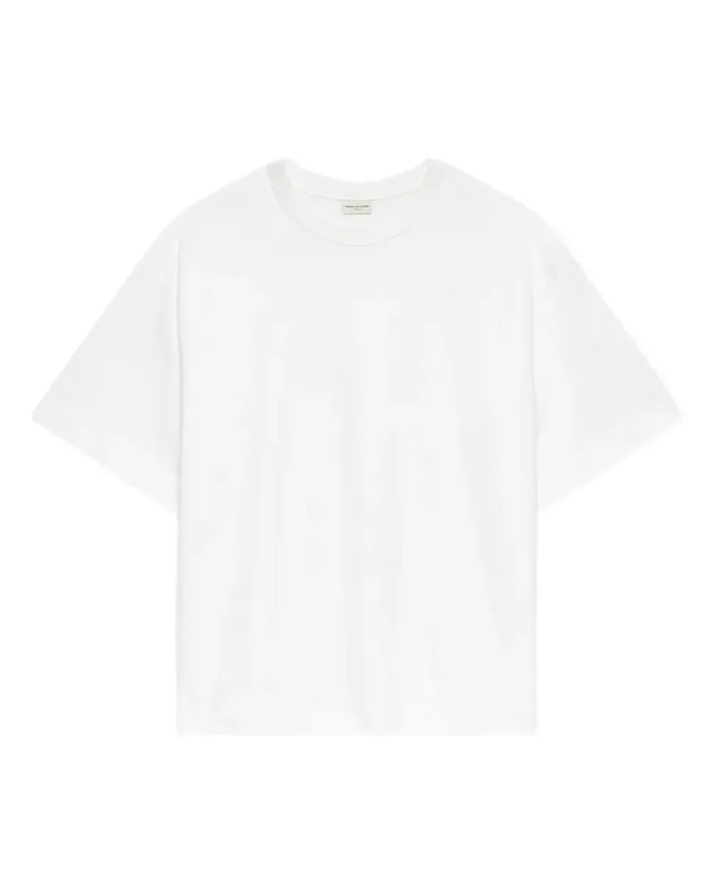 Dries van Noten T-Shirt mit Rundhalsausschnitt - Weiß Weiß