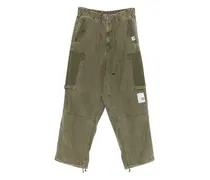 Cargohose mit Kordelzug - Grün