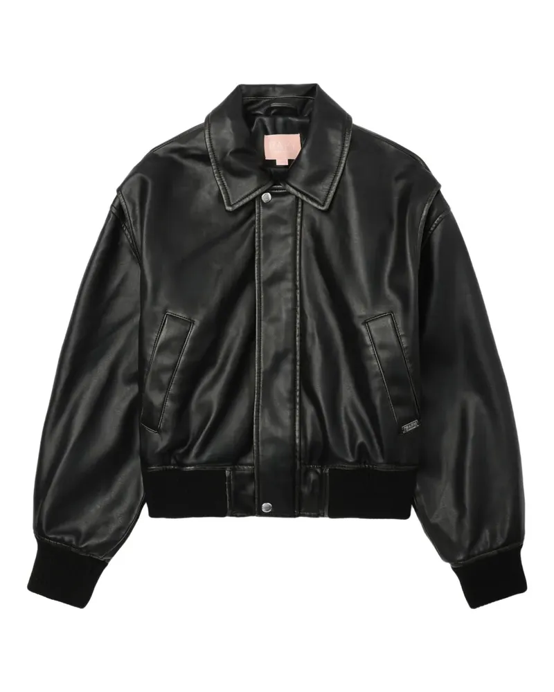 BAPE Jacke mit geripptem Saum - Schwarz Schwarz