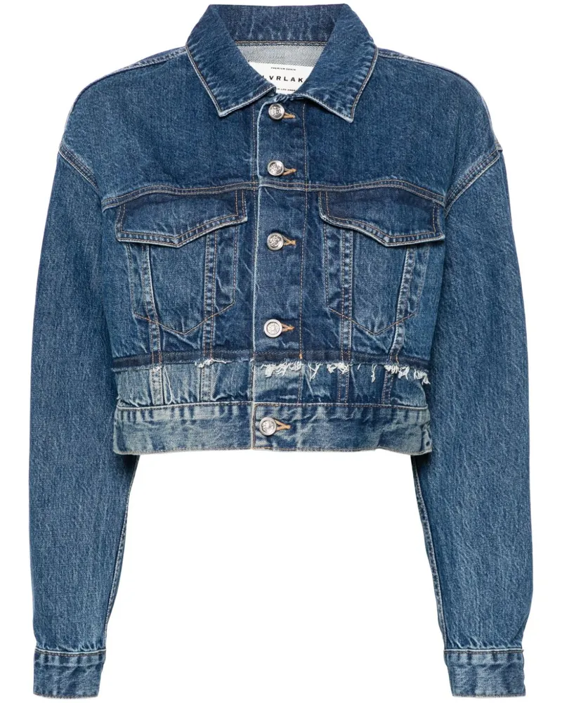 SLVRLAKE Cropped-Jacke - Blau Blau