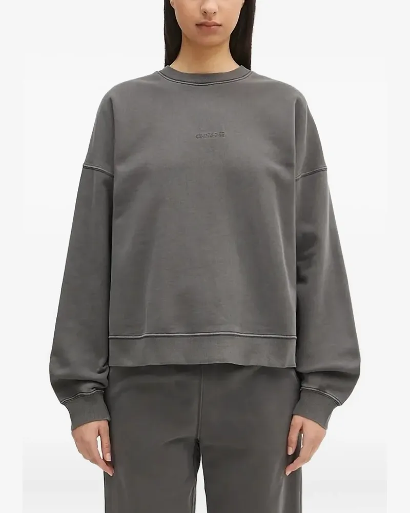 Carhartt WIP Benton Sweatshirt mit Logo-Stickerei - Schwarz Schwarz