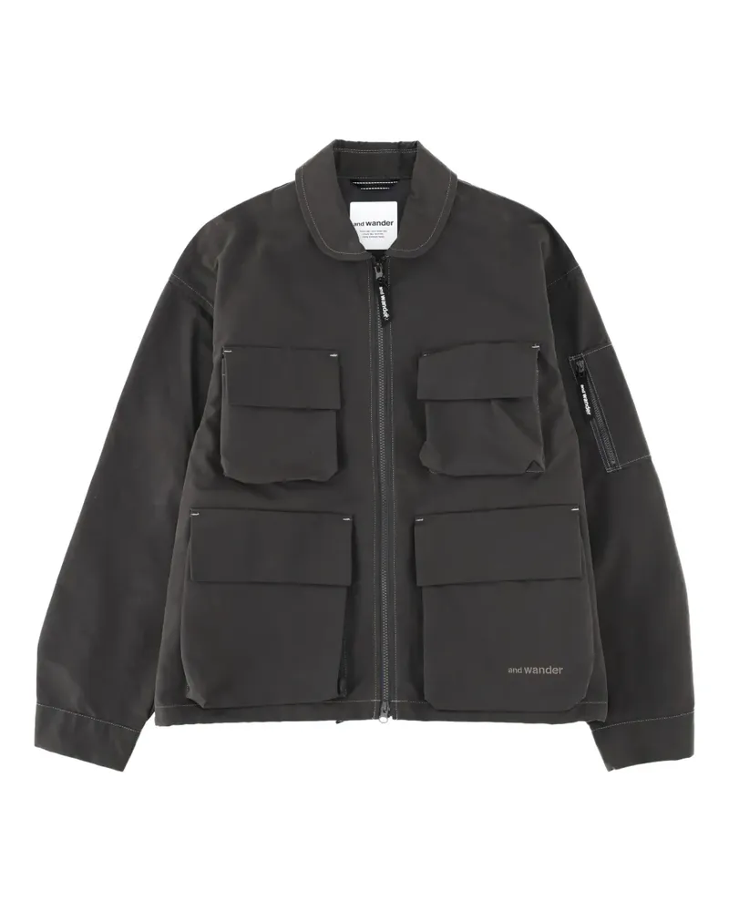 and wander Jacke mit Reißverschluss - Grau Grau