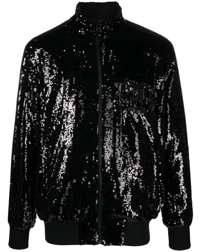 Dolce & Gabbana Bomberjacke mit Pailletten - Schwarz Schwarz