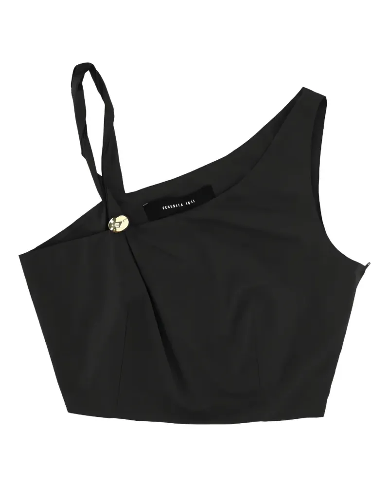 Federica Tosi asymmetric blouse - Schwarz Schwarz