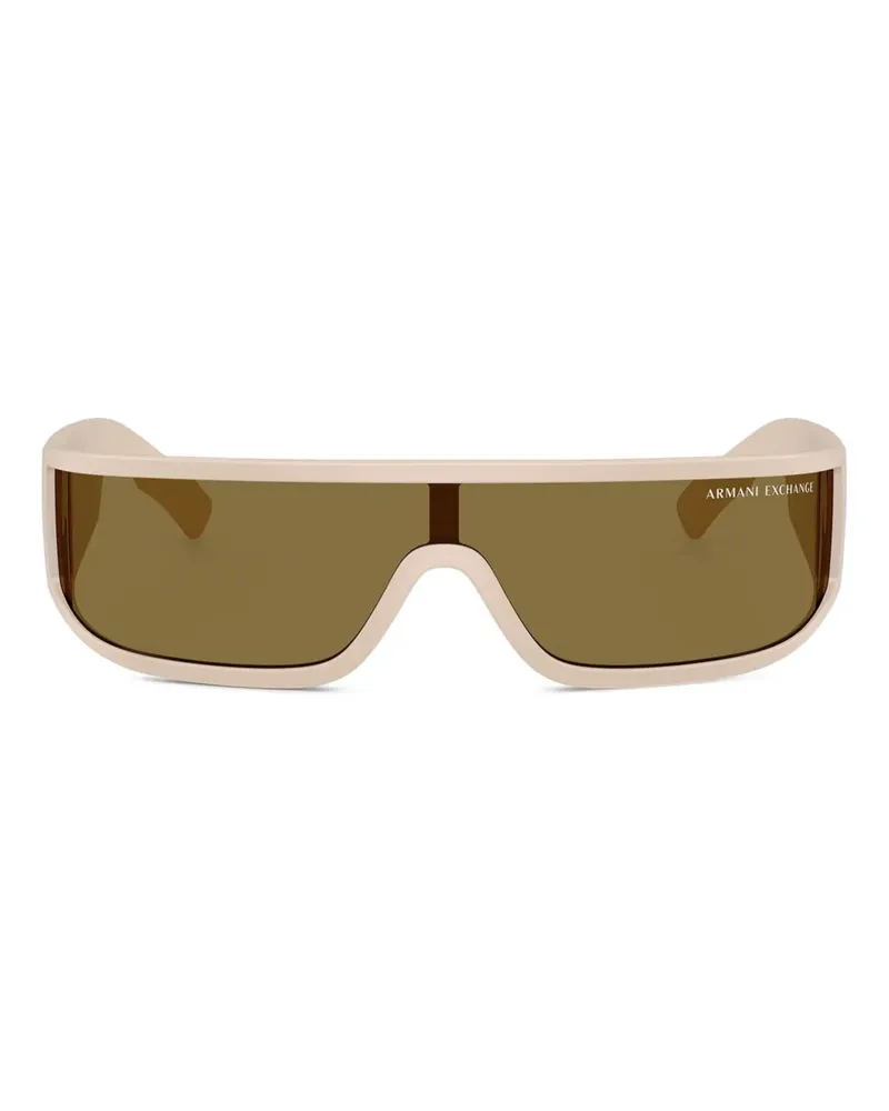 Armani Exchange Sonnenbrille mit eckigem Gestell - Nude Nude