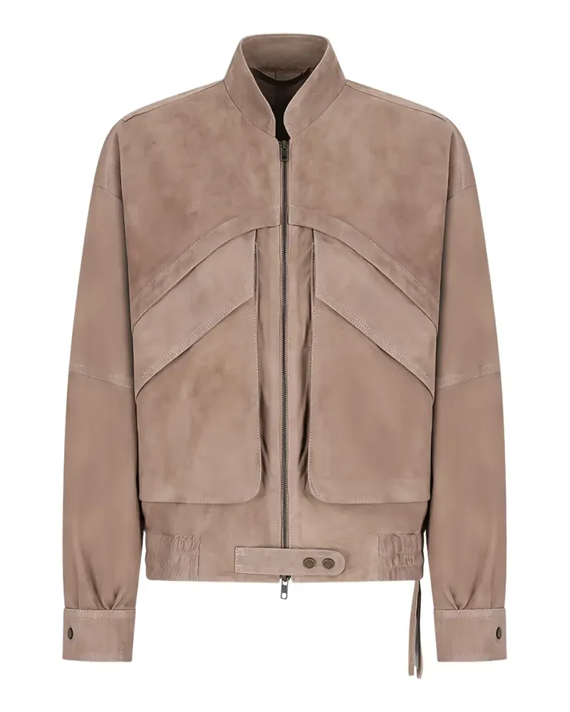 Salvatore Santoro zip pocket jacket - Nude Nude