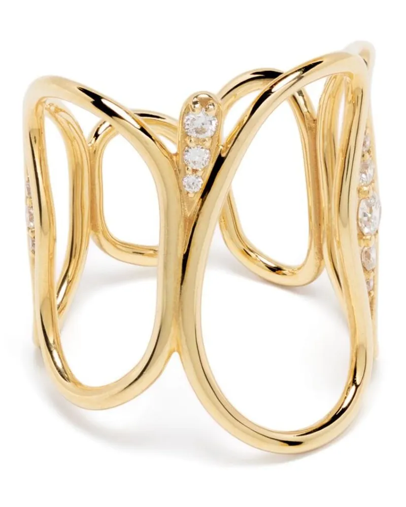 Fernando Jorge 18kt Gelbgoldring mit Diamanten Gold