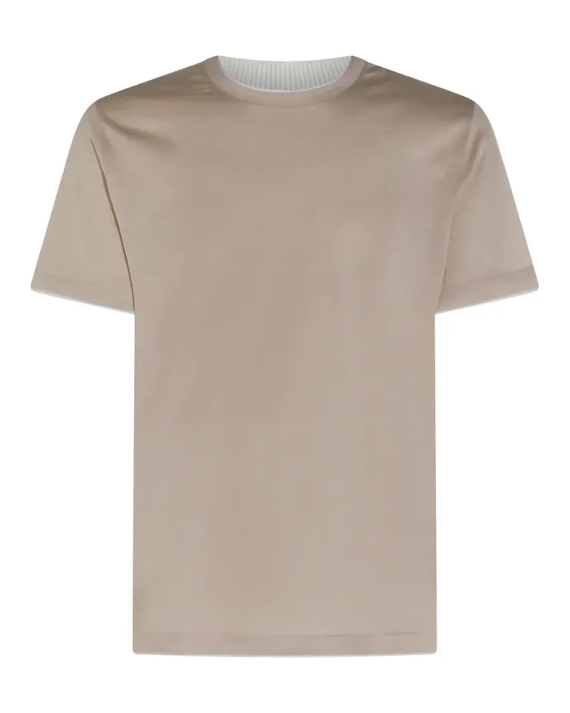 Eleventy ribbed t-shirt - Nude Nude