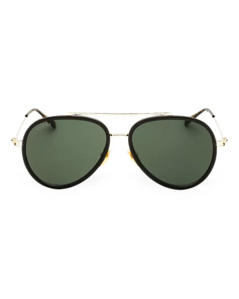 Gucci pilot-frame sunglasses - Schwarz Schwarz