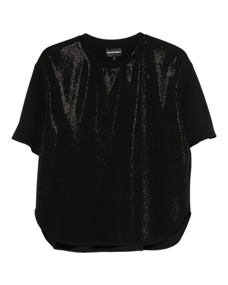 Emporio Armani round-toe T-shirt - Schwarz Schwarz