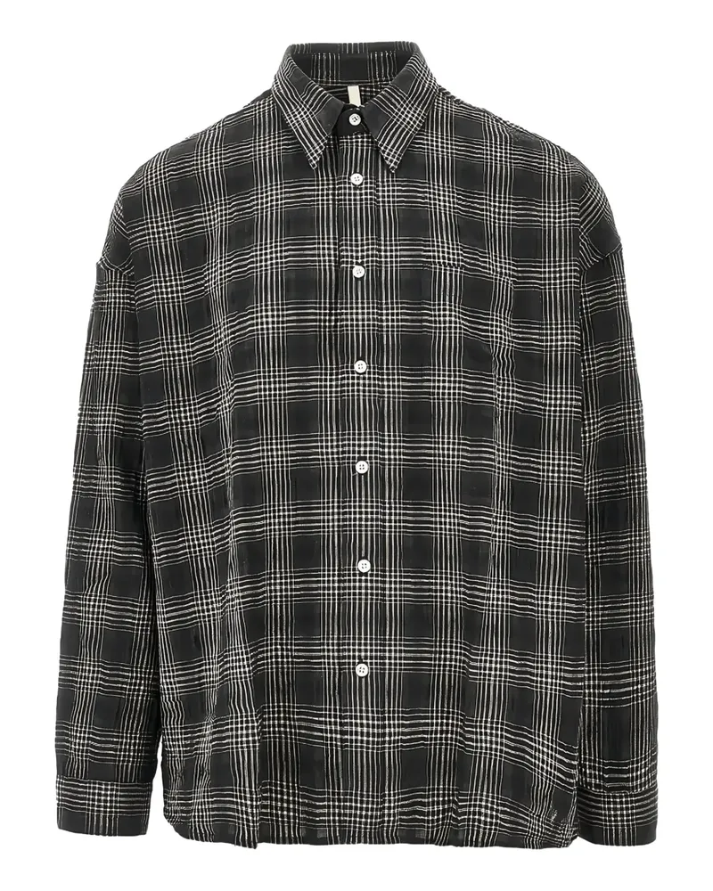 Sunflower Hemd mit Karomuster - Grau Grau