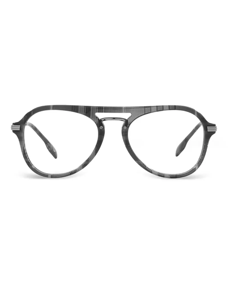 Burberry Bailey Brille mit Karomuster - Grau Grau