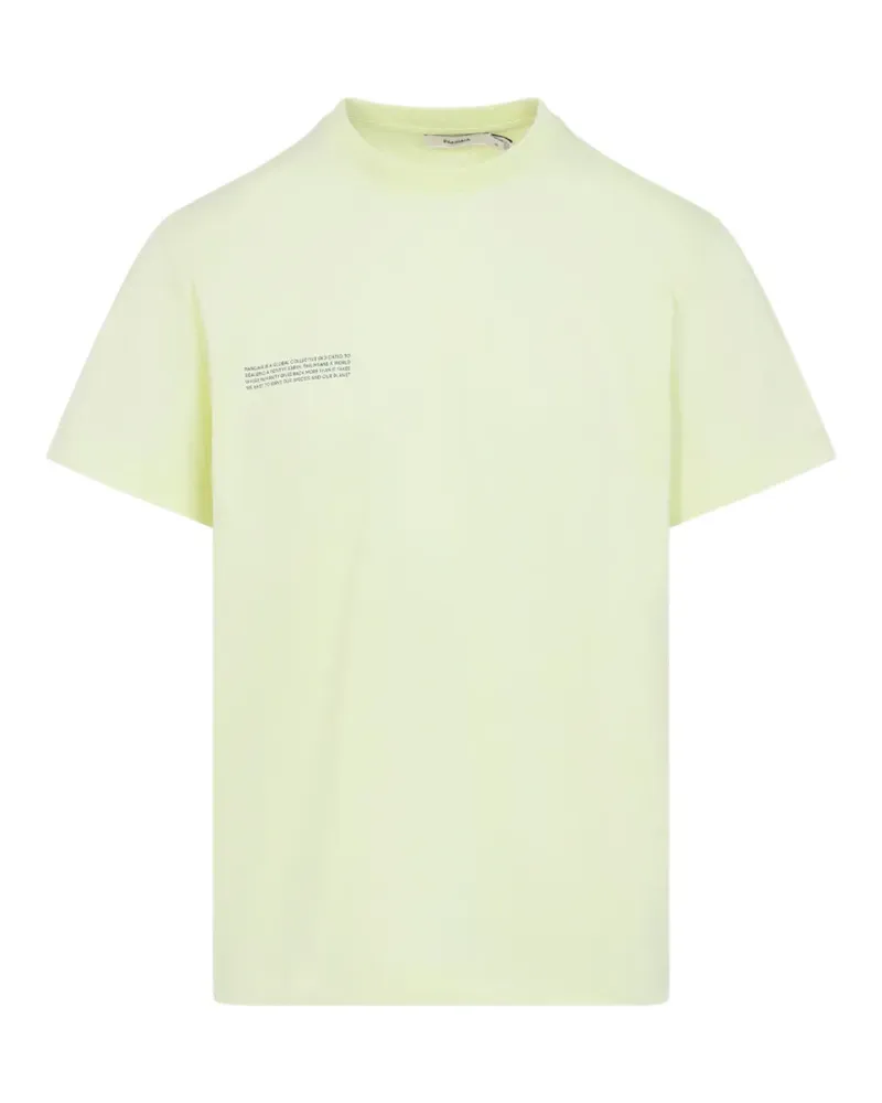 PANGAIA T-Shirt mit Schriftzug - Grün Grün