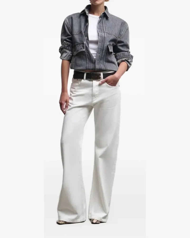 WASHINGTON DEE CEE Purity Bull straight-leg jeans - Weiß Weiß