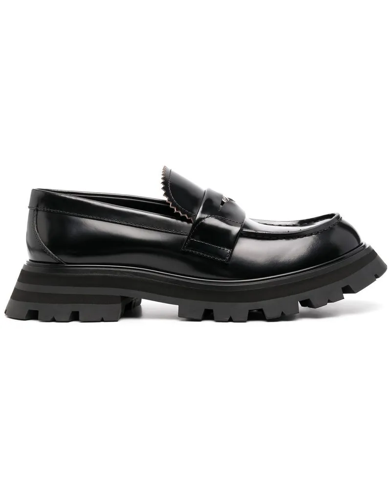 Alexander McQueen Loafer mit Logo-Stickerei Schwarz