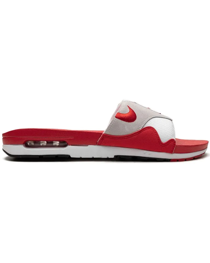 Nike Air Max 1 Sport Red Pantoletten - Weiß Weiß
