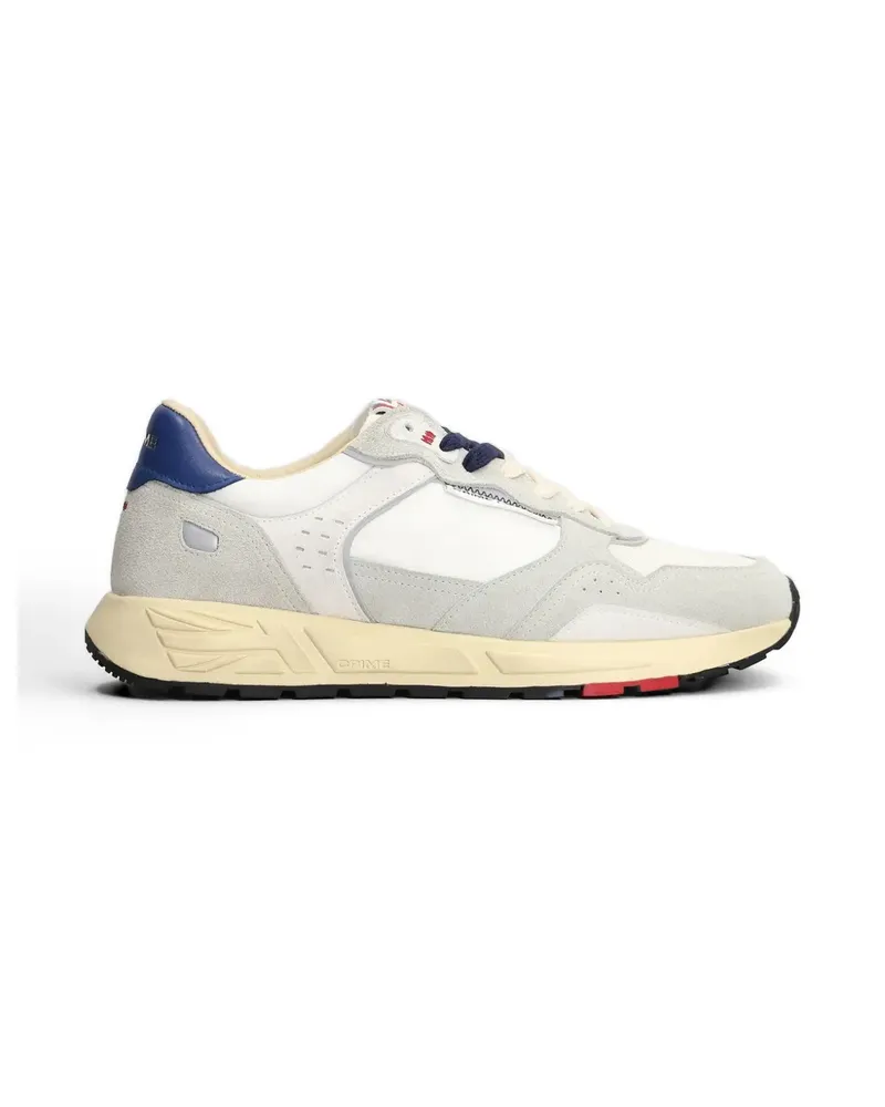 Crime Rush panelled leather sneakers - Weiß Weiß