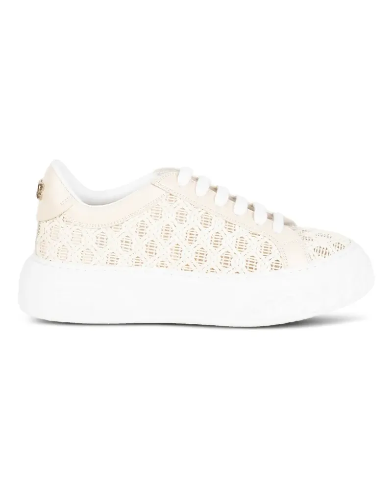 Casadei Cicladi interwoven sneakers - Nude Nude