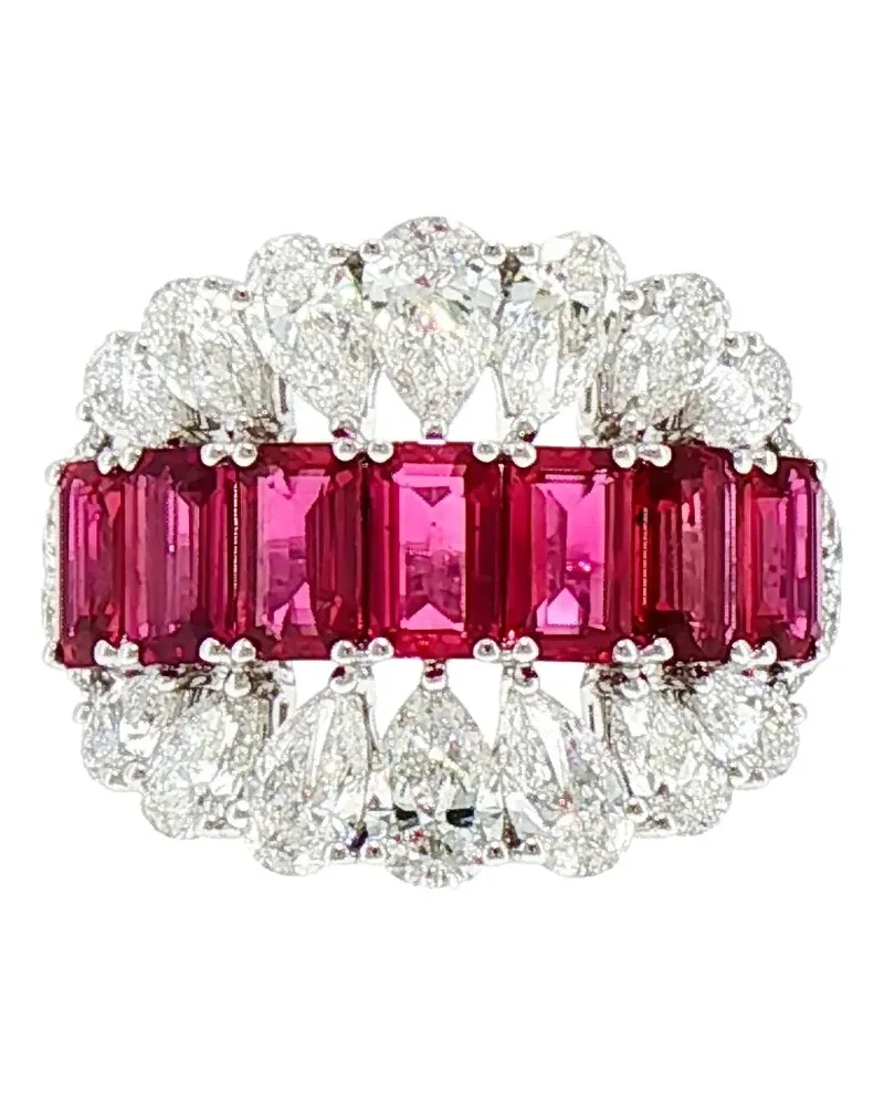 HYT Jewelry ruby and diamond ring - Silber Silber