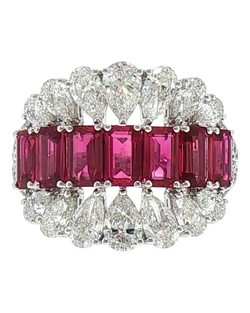 HYT Jewelry ruby and diamond ring - Silber Silber