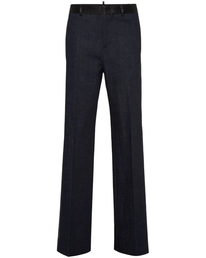 Dsquared2 Halbhohe Hose - Blau Blau
