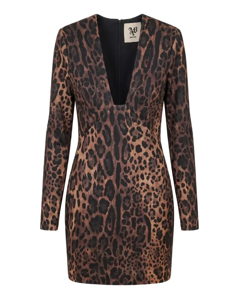 Aniye By Ira Kleid mit Leopardenprint - Braun Braun