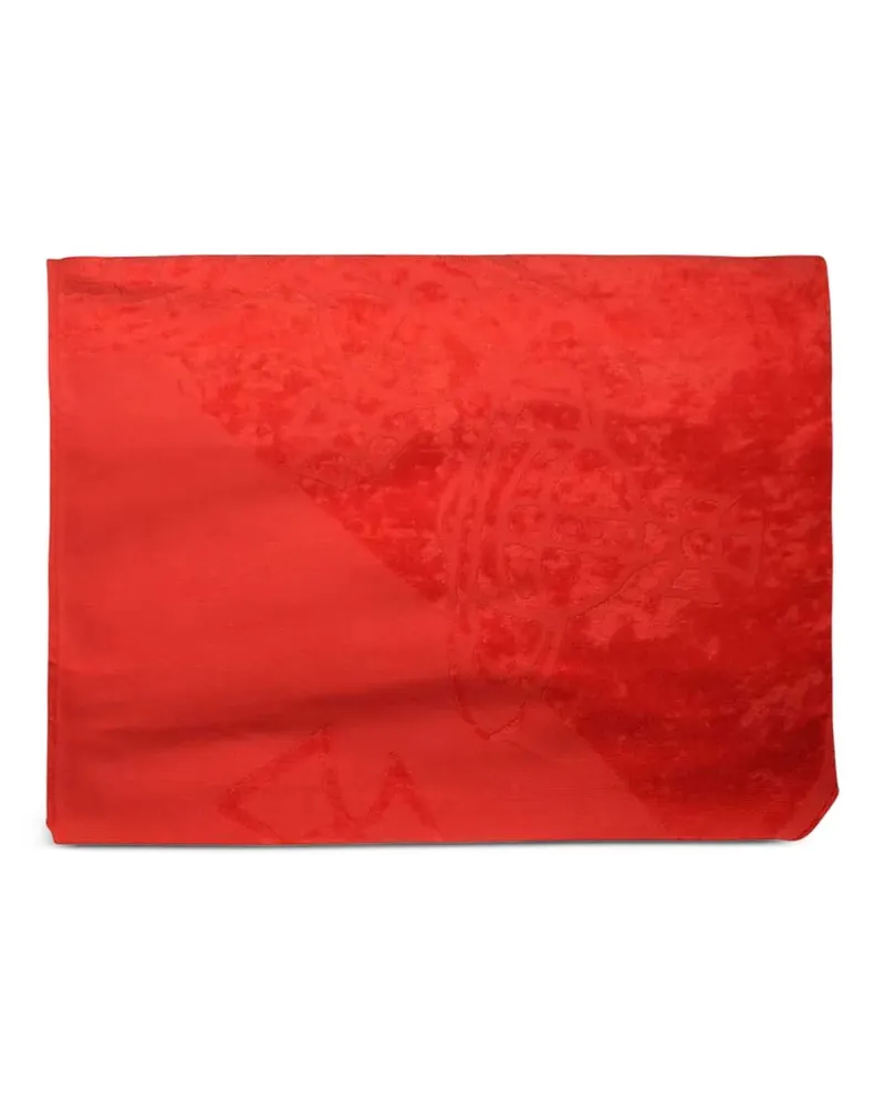 Vivienne Westwood Strandtuch mit Logo-Detail - Rot Rot