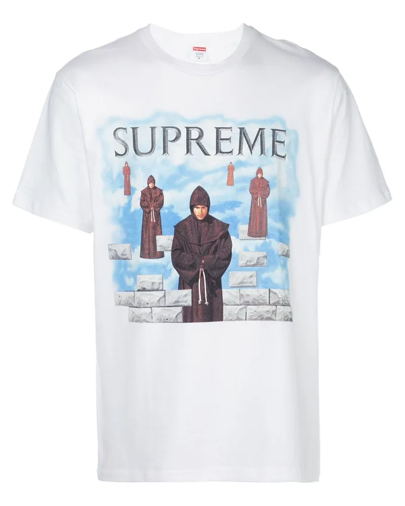 Supreme Being T-Shirt mit "Levitation"-Print - Weiß Weiß