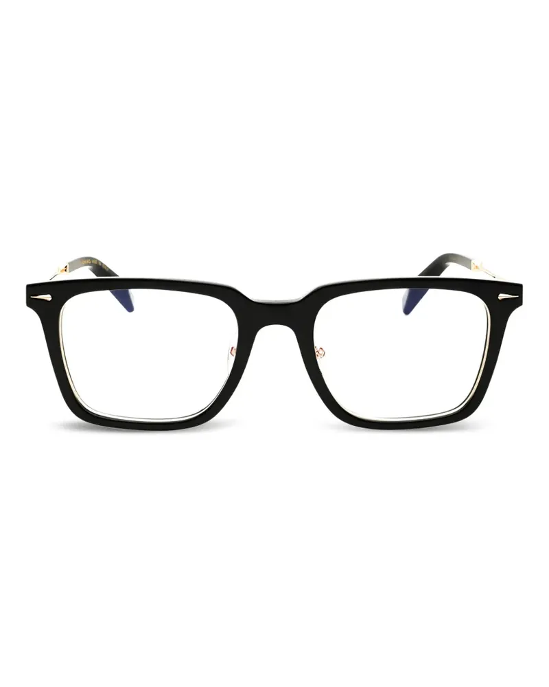 Chopard Brille mit eckigem Gestell - Schwarz Schwarz