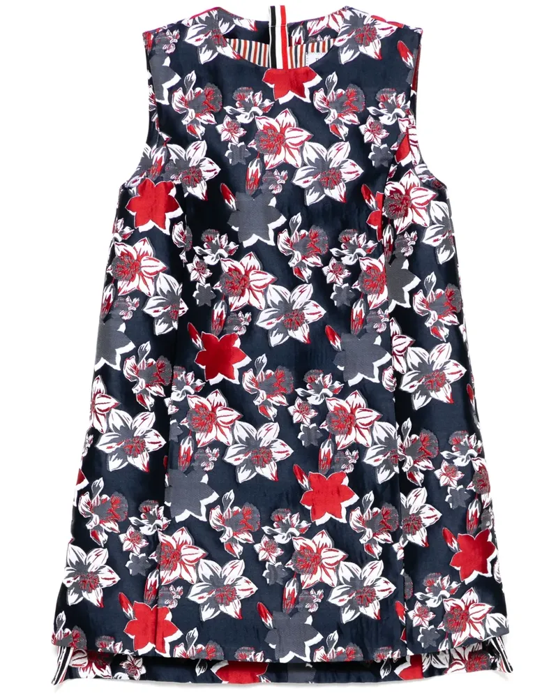 Thom Browne Langes A-Linien-Kleid - Blau Blau