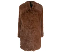Oversized-Mantel aus Faux Fur