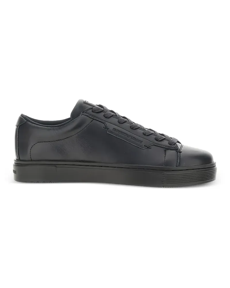 Emporio Armani lace-up sneakers - Schwarz Schwarz