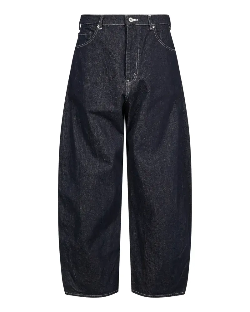 Comme des Garçons Jeans mit Kontrastnähten - Blau Blau