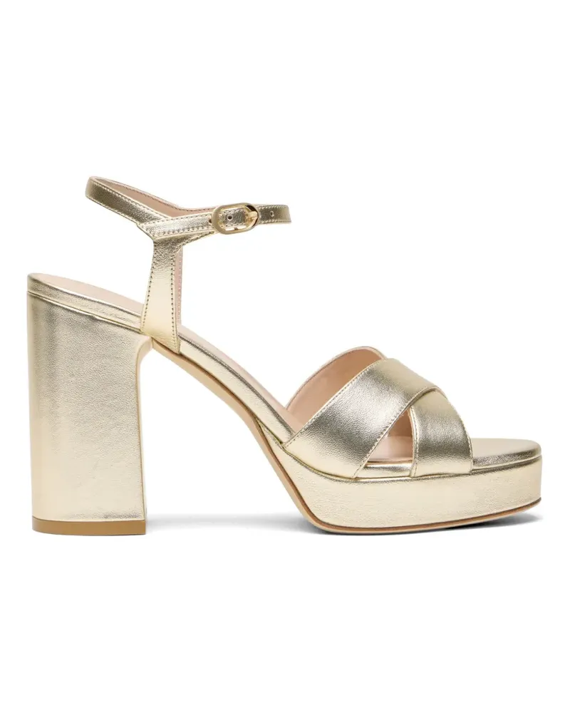 Stuart Weitzman 11cm Dayna sandals - Gold Gold